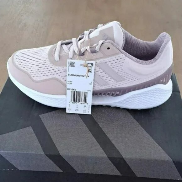 adidas Shoes - adidas Summervent 24 Bounce Golf Shoes Low - Color: Mauve / Fig - Size: 9
